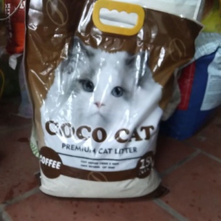 Cát vệ sinh mèo COCO - Hương cà phê , hương Chanh 8L-15l