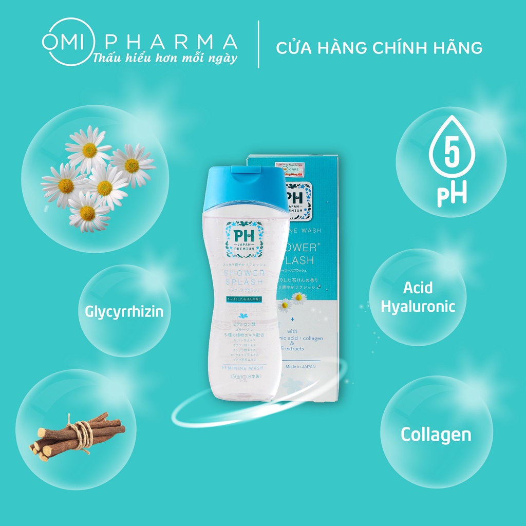 Dung Dịch Vệ Sinh Hoàn Toàn Tự Nhiên PH Japan Premium Shower Splash Hương Hoa Lily