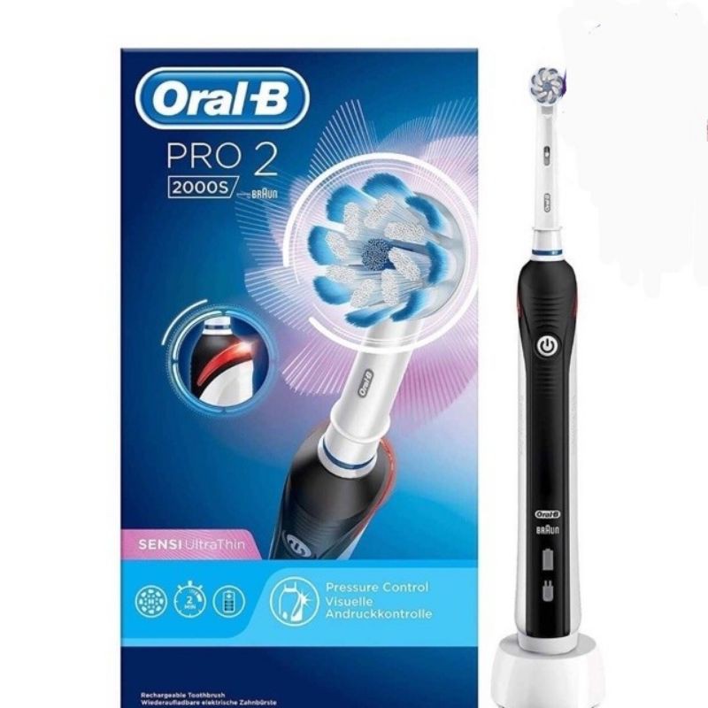 Bàn chải điện Oral-B Pro 2 2000s hàng chính hãng Germany