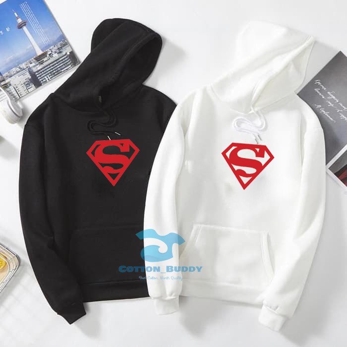 Áo Khoác Hoodie In Logo Superman