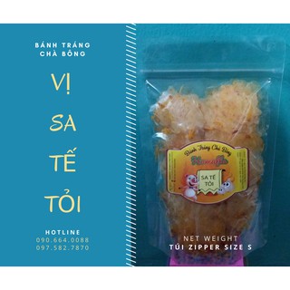 Combo 3 túi bánh tráng chà bông vị sate tỏi