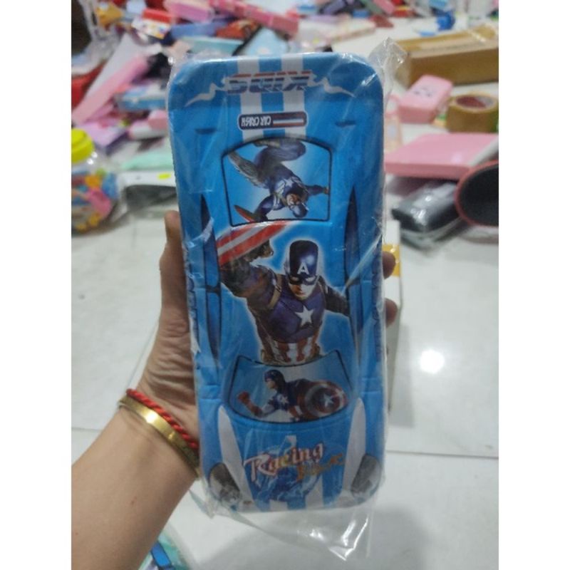 Hộp bút sắt hình ô tô loại lớn