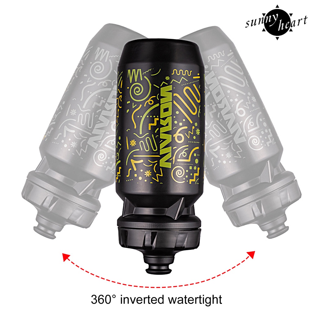 Bình Nước Siêu Nhẹ Chống Rò Rỉ Thiết Kế Hình Chiếc Xe Đạp Thể Thao 550ml