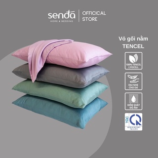 Vỏ gối nằm lụa TENCEL SEN ĐÁ 50x70cm 45x65 35x50 cm trơn màu