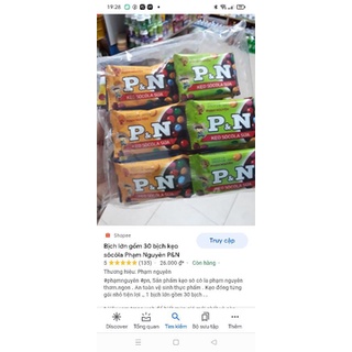 KẸO SOCOLA P&N ( BỊCH 30 GÓI)