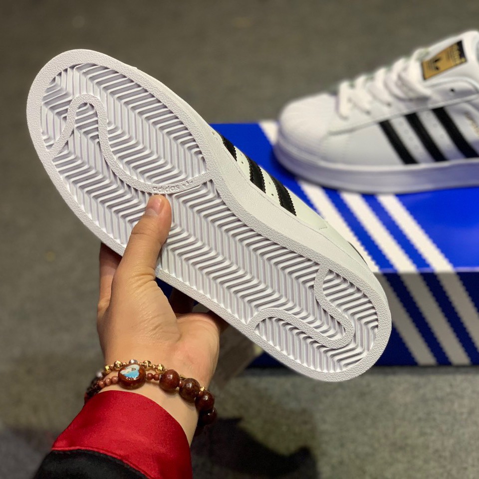 [Full Box  bill] Giày Thể Thao adidas Superstar  Trắng Sọc Đen Cao Cấp nam nữ full sz 36-43