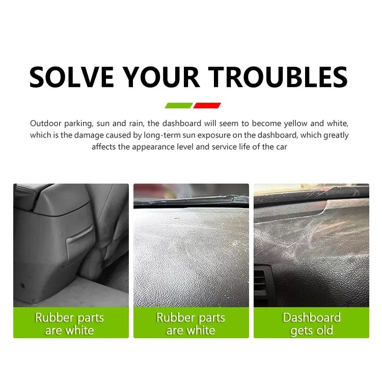 Dưỡng Nhựa Nhám - Xịt Bóng Ghế Da, Taplo, Nội Thất Ô tô Xe Máy - Phục Hồi Nhựa Nhám DSQ DB Polish