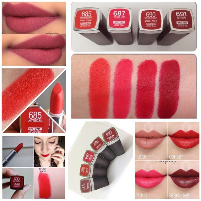 SON THỎI MAYBELLINE COLOR CREAMY MATTE LIPSTICK