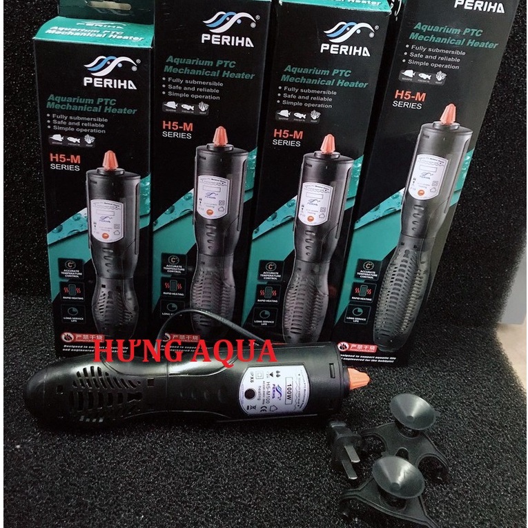 Sưởi bể cá, PERIHA H8-M cao cấp cho bể 20-400L, sưởi chống cháy nổ mẫu mới nhất