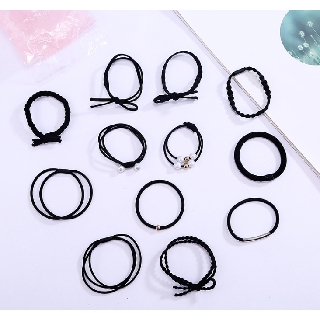 Sét 12 dây buộc tóc đẹp có chọn mầu (HD33 túi opp)