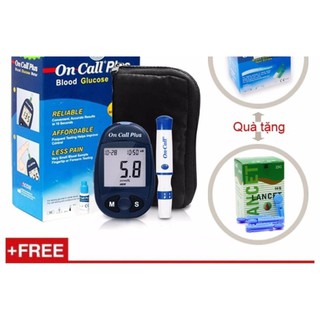 Máy đo đường huyết ON CALL-PLUS MỸ tặng 25 que+kim
