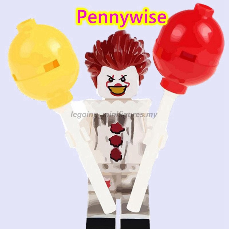 Đồ chơi lắp ráp mô hình  It Pennywise Jason Voorhees Terror tương thích với Lego độc đáo cho trẻ em