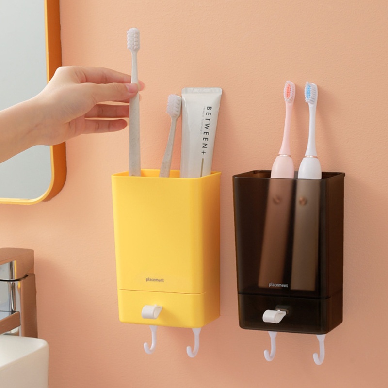 Hộp Đựng Điều Khiển Từ Xa/Chìa Khóa/Điện Thoại Gắn Tường Có Móc Treo Chìa Khóa