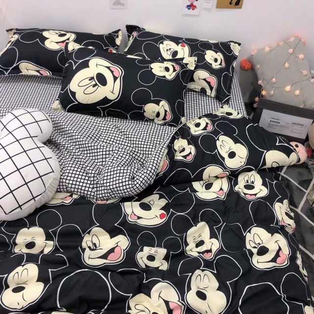 Bộ chăn ga poly mickey