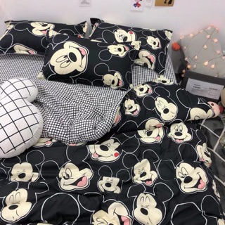 Bộ chăn ga poly mickey