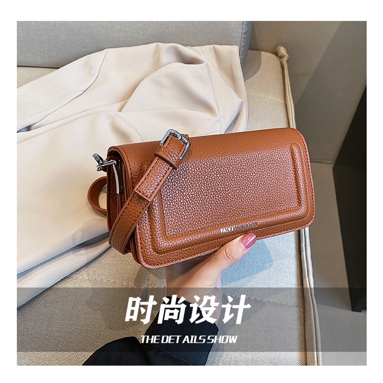 Túi Đeo JASMIN NOIR Chéo Vai Bằng Da PU Có Khóa Dành Cho Nữ