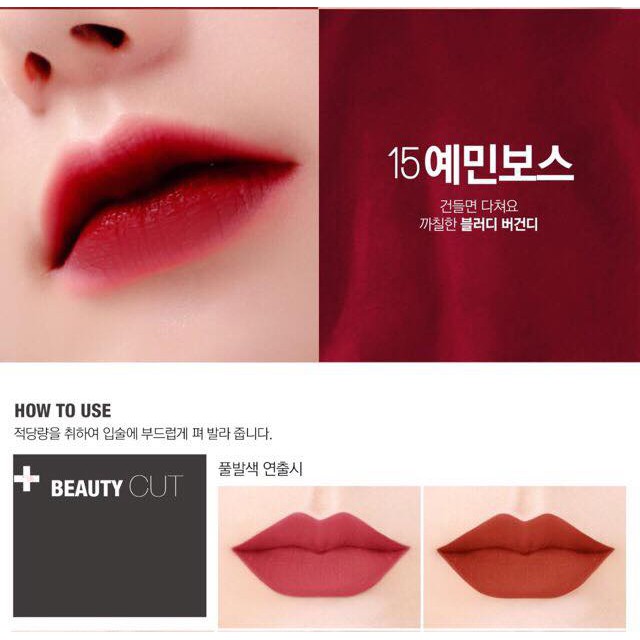 💋Son kem Bbia Last Velvet Lip Tint Màu 14 đỏ gạch pha cam siêu sang siêu đẹp💋