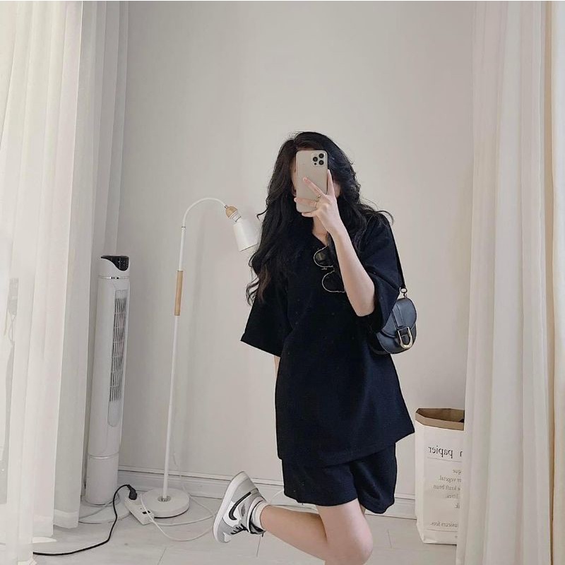 sét áo tay lỡ cadigan siêu phẩm mùa hè dáng rộng