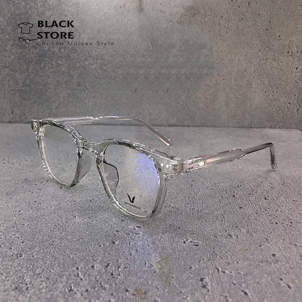 Gọng Kính Gen.tle 3 Màu Hot Trend Nhựa Cứng Cao Cấp Unisex