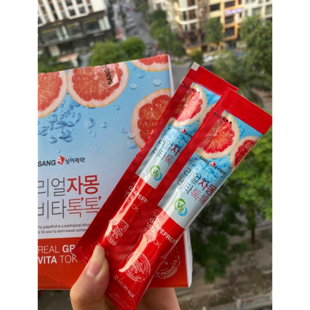 Trà Bưởi SangA Hàn Quốc (1 Hộp 30 gói).