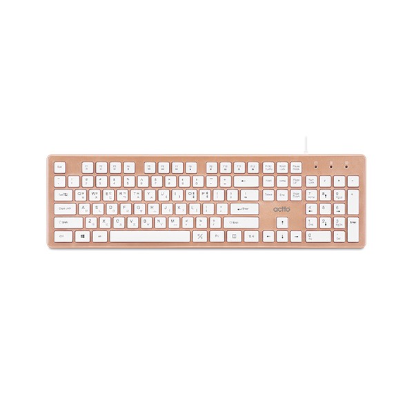 Bàn phím văn phòng - Aurora Keyboard Actto KBD-46 HÀNG NỘI ĐỊA HÀN QUỐC CAO CẤP CHÍNH HÃNG | BigBuy360 - bigbuy360.vn