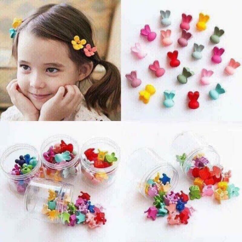 Sét 50 Kẹp Tóc Càng Cua mini cho bé gái - Kẹo tóc bé gái