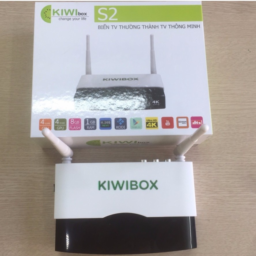 Kiwi box S2, Ram 1GB, XEM 45-60 kênh truyền hình VN