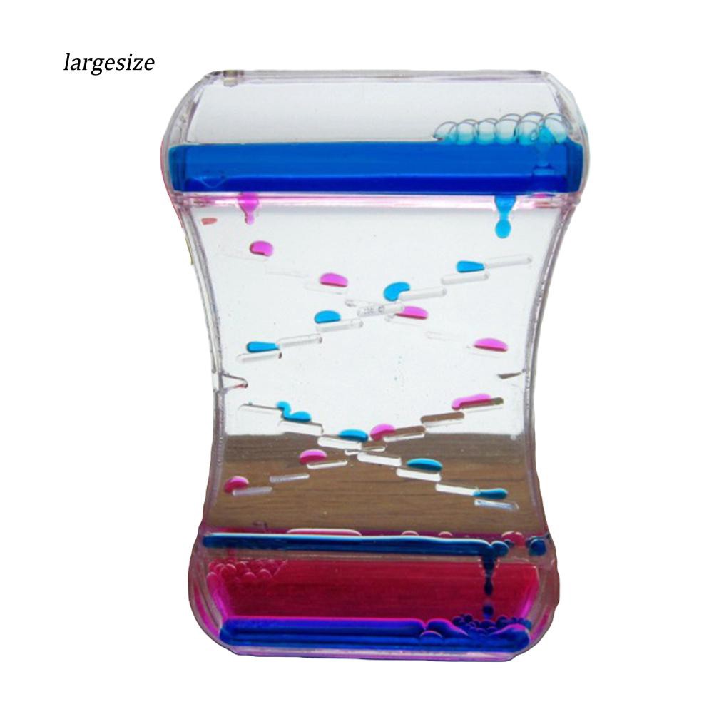 Đồng hồ cát dầu lỏng trang trí bàn làm việc