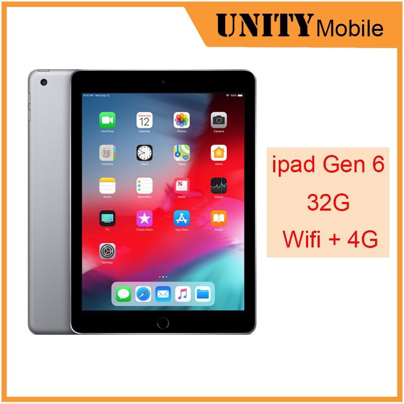 Máy tính bảng Ipad Gen 6 32GB (4G + Wifi) Nguyên zin chưa tháo mở | BigBuy360 - bigbuy360.vn
