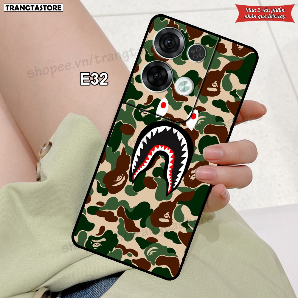 Ốp lưng Oppo Reno 8 4G / Reno 8 5G / Reno 8Z 5G in hình thương hiệu Dior, Adidas, LV,..... nổi tiếng