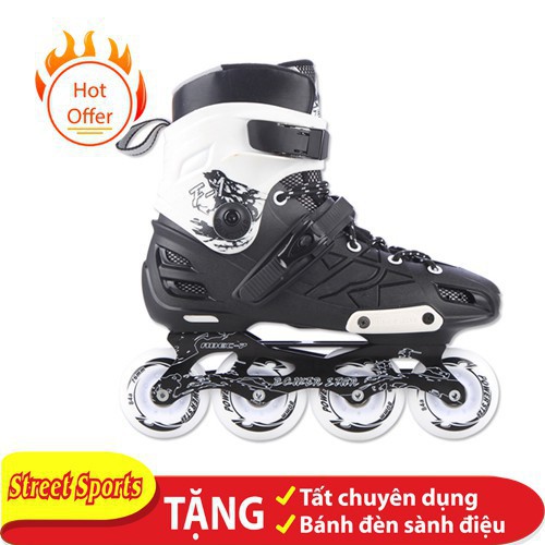 Giày Patin Power Star F1 Tặng kèm 2 bánh đèn 120k+ Tất chuyên dụng 100k