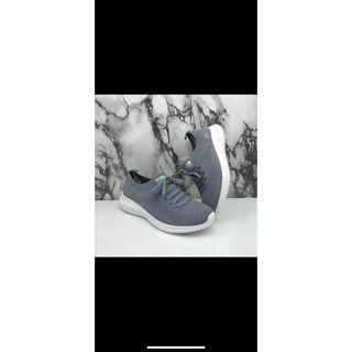 THANH LÝ GIÀY THỂ THAO NỮ SKECHERS ULTRAFLEX CỔ THUN - XÁM