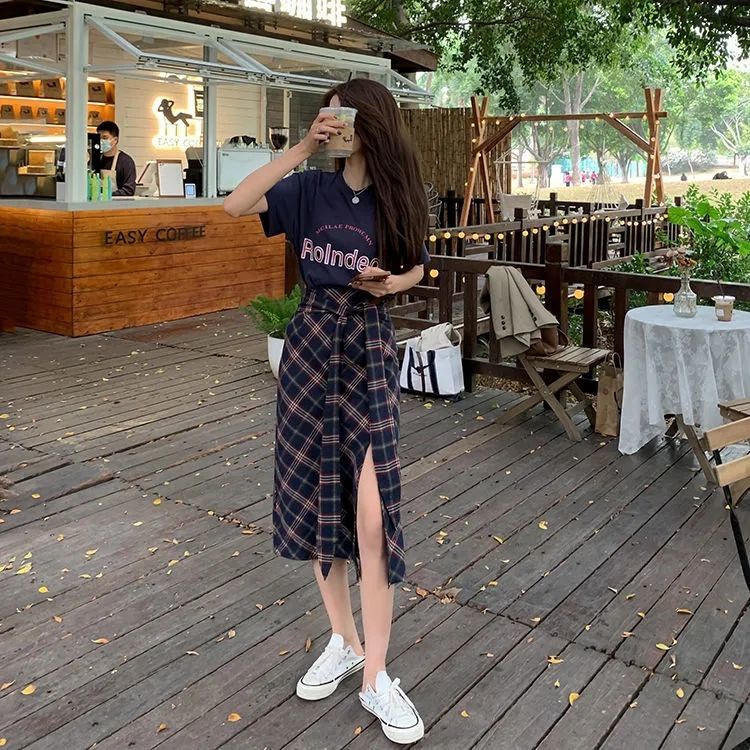 Bộ Váy Dáng Rộng Phong Cách Nhật Hàn Mới Dành Cho Nữ S2021 | BigBuy360 - bigbuy360.vn