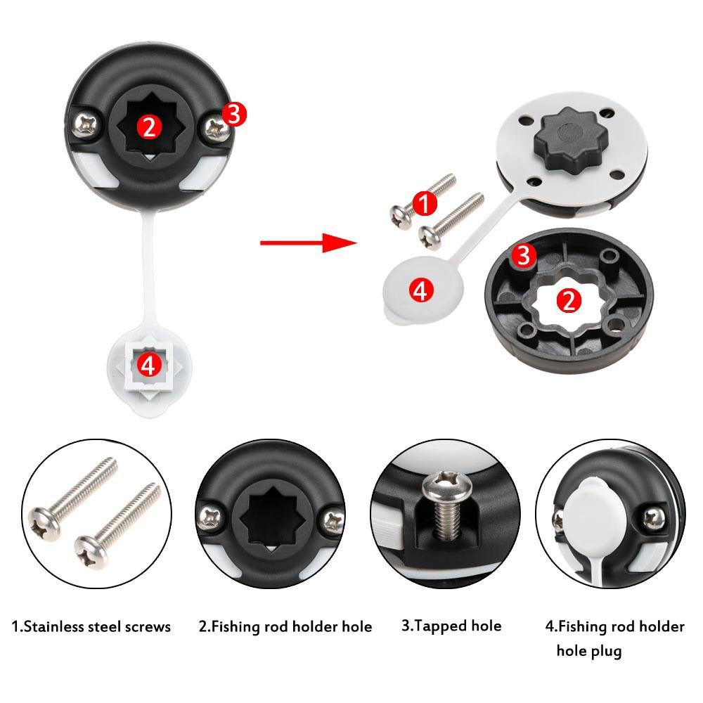 Danilo Đế Đỡ Thuyền Kayak Bơm Hơi Kèm Ốc Vít Tiện Dụng Chất Lượng Cao