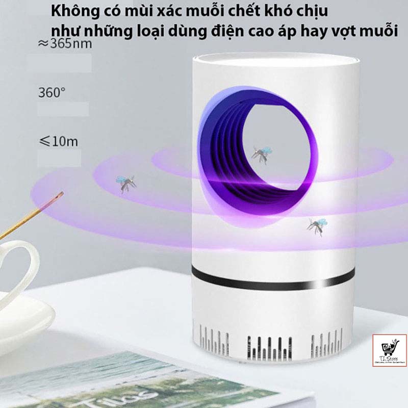 Đèn bắt muỗi thông minh, hiện đại siêu đẹp trụ sử dụng công nghệ cao (ĐÈN BẮT MUỖI)