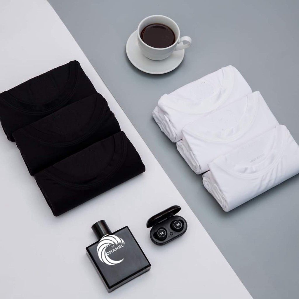 Áo thun nam basic Cotton Compact phiên bản Premium chống nhăn || 2023