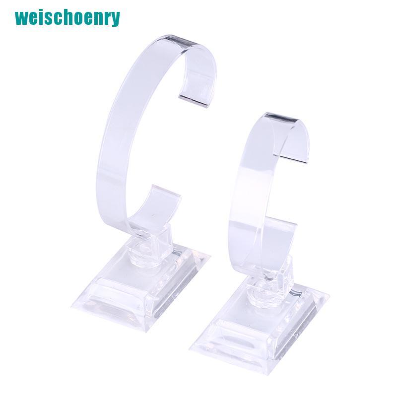 1 Giá Đỡ Đồng Hồ Đeo Tay Bằng Nhựa Trong Suốt
