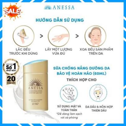 Kem Chông Nắng ⚡️𝑪𝒉𝒖𝒂̂̉𝒏 𝑪𝒉𝒊́𝒏𝒉 𝑯𝒂̃𝒏𝒈 ⚡️ UV Nhật , Milk 60ml | BigBuy360 - bigbuy360.vn