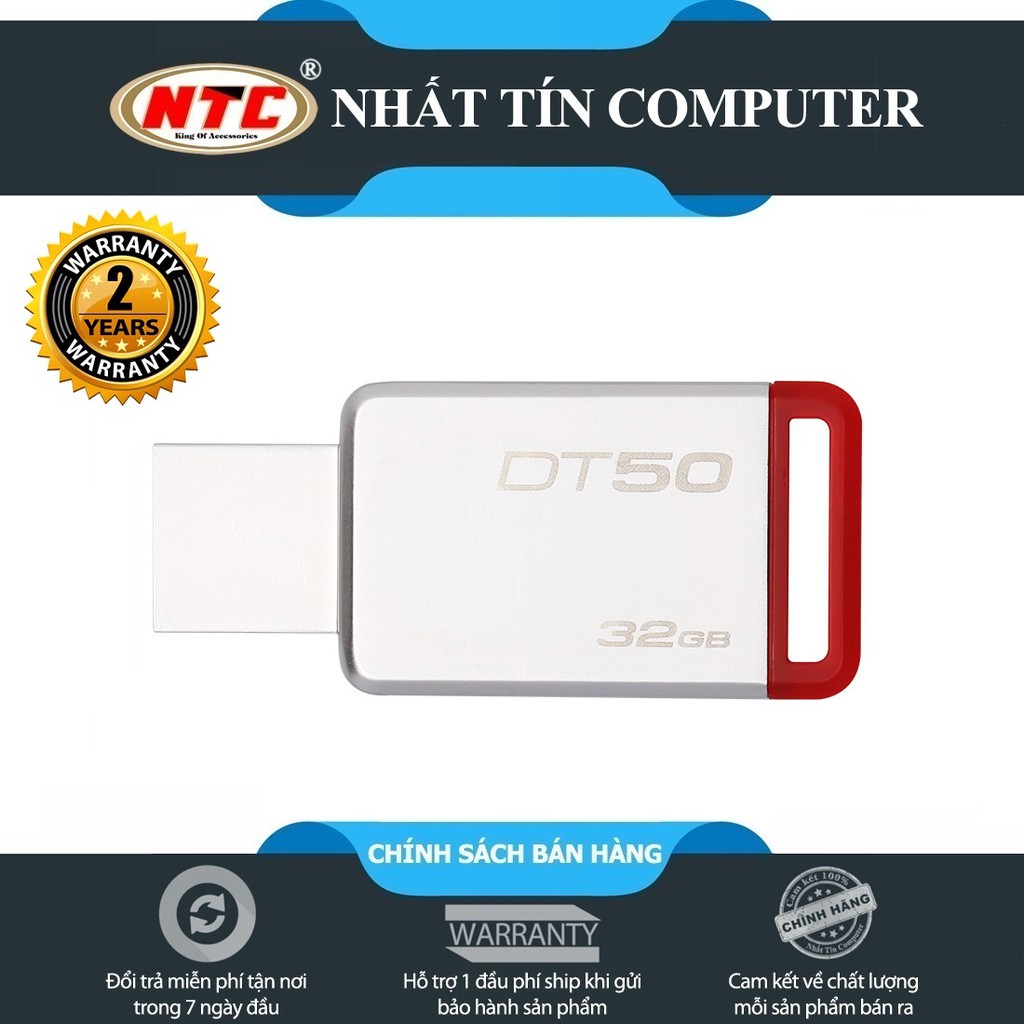 USB 3.1 Kingston DataTraveler DT50 32GB (Bạc) | BigBuy360 - bigbuy360.vn