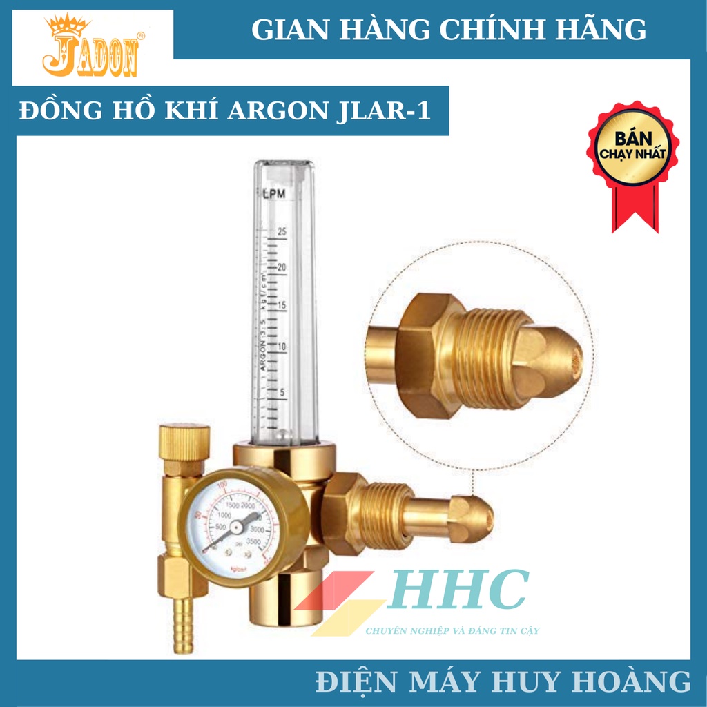 Đồng hồ khí Argon tiết kiệm khí loại cao cấp hiệu Jadon