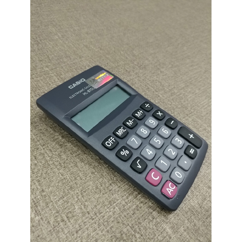 Máy Tính Văn Phòng Casio HL - 815L - BK - W-DP