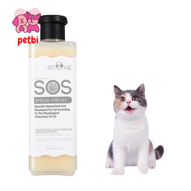 [FREE SHIP] Sữa tắm cho mèo SOS chính hãng, giúp lông mềm mượt và thơm lâu Petbi