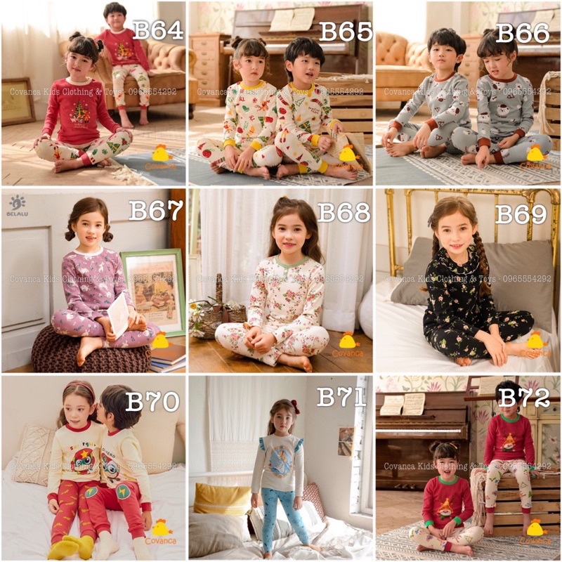 SALE !!! Hàng Xuất Hàn - [Mẫu mới 2021_Bé Gái] Bộ Đồ Cotton Thu Đông Xuất Hàn Cho Bé Gái