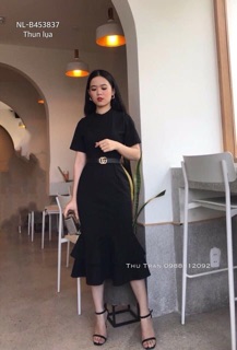 đầm body đuôi cá