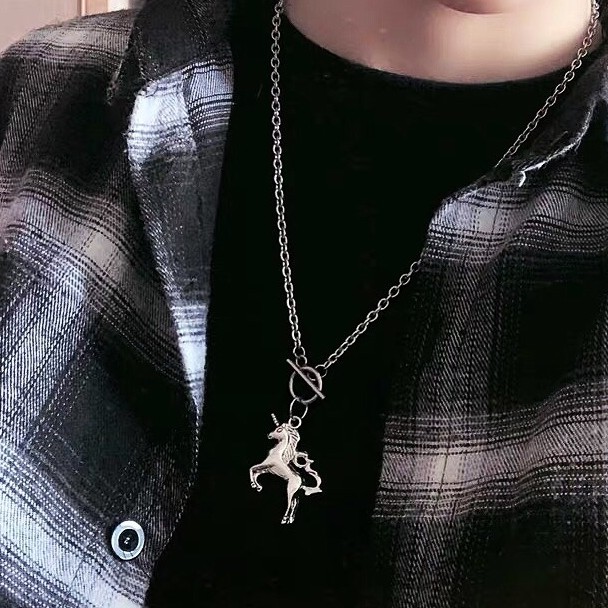 Dây chuyền thời trang mặt hình ngựa một sừng đẹp mắt 203954