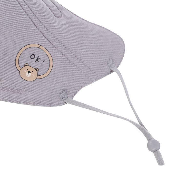 Khẩu Trang cotton Dày 3 Lớp Chống Bụi Thoáng Khí Dễ Thương Có Thể Giặt Tái Sử Dụng Cho Bé Từ 4-15 Tuổi