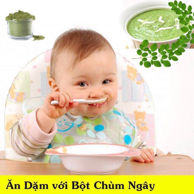 Bột Chùm Ngây Nguyên Chất Dalahouse 50g - Bột ăn dặm cho bé