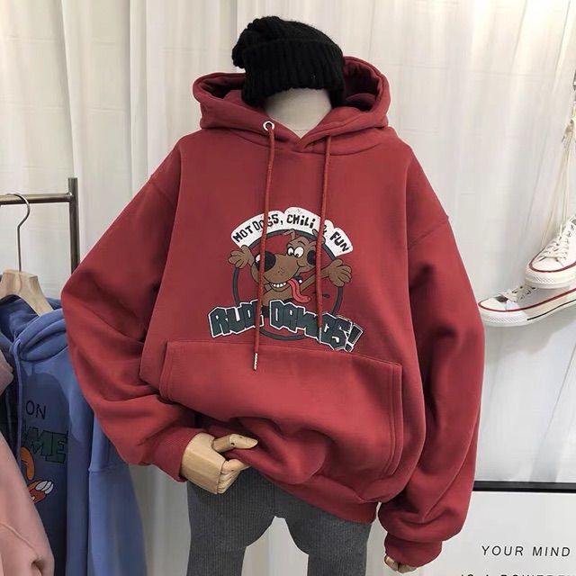 Áo hoodie vải nỉ lót bông dày dặn Chili | BigBuy360 - bigbuy360.vn
