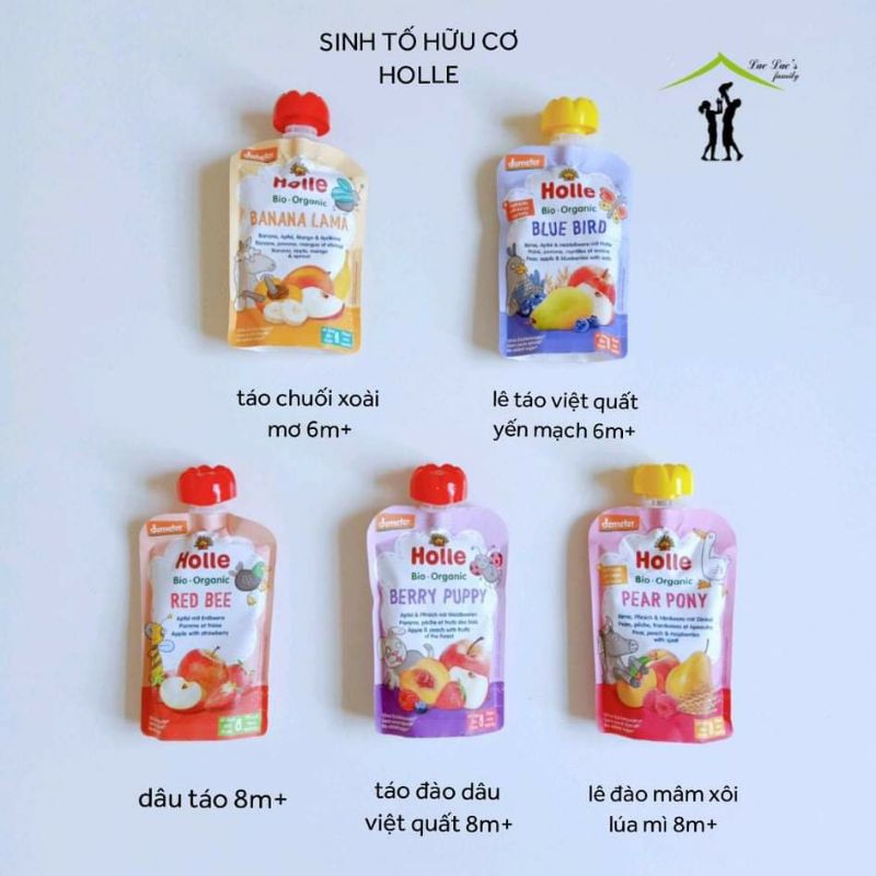 [Holle] Sinh tố hữu cơ cho bé
