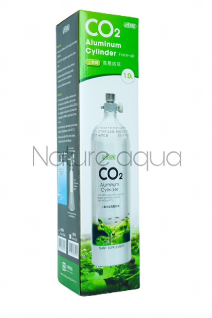 Ista Co2 Aluminum Cylinder 1L - Bình co2 nhôm Ista 1 Lít van ngang